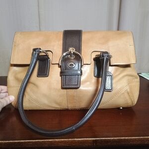 Coach Soho Leather Buckle Satchel